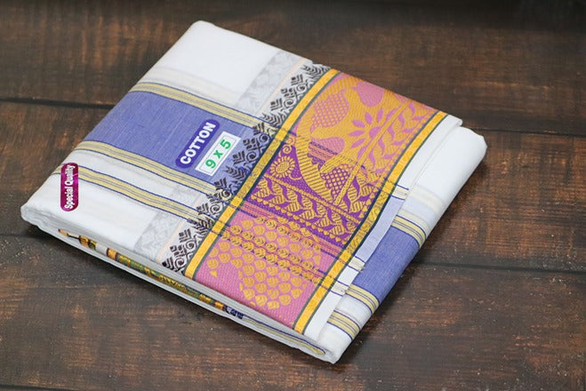 Hilook Panchakacham Dhoti - 9x5 (6.30mtr)