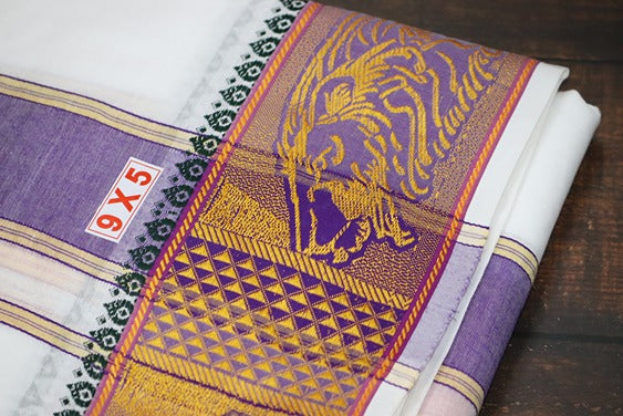 Hilook Panchakacham Dhoti - 9x5 (6.30mtr)