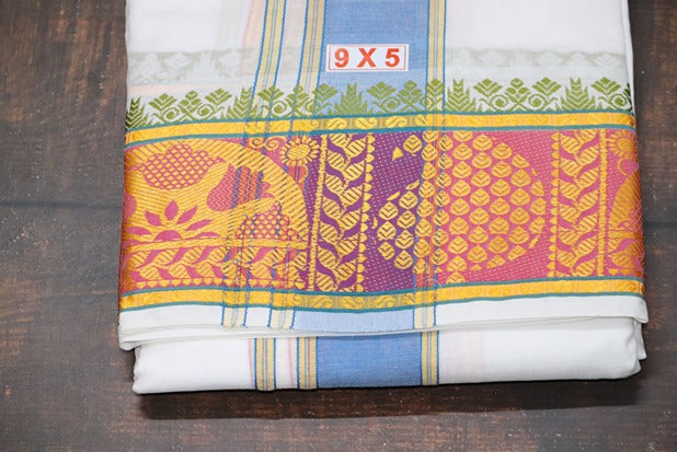 Hilook Panchakacham Dhoti - 9x5 (6.30mtr)