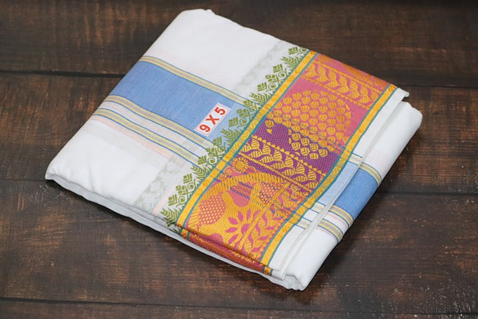 Hilook Panchakacham Dhoti - 9x5 (6.30mtr)