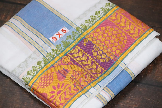 Hilook Panchakacham Dhoti - 9x5 (6.30mtr)