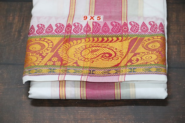 Hilook Panchakacham Dhoti - 9x5 (6.30mtr)