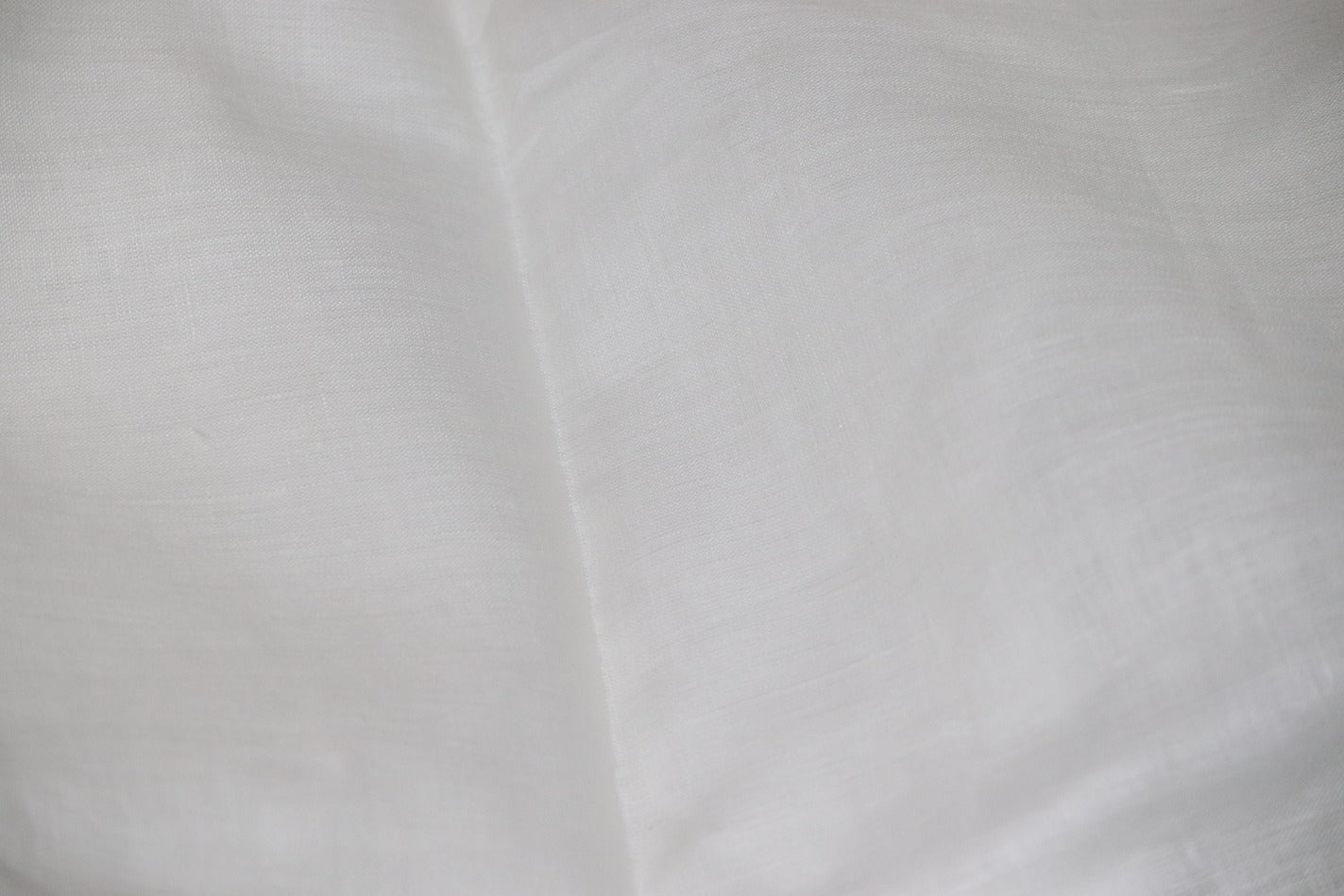 Boss White Pure Linen Shirt Fabrics - 1.60mtr