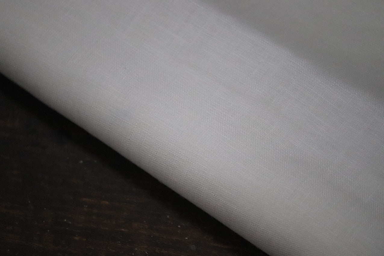 Boss White Pure Linen Shirt Fabrics - 1.60mtr