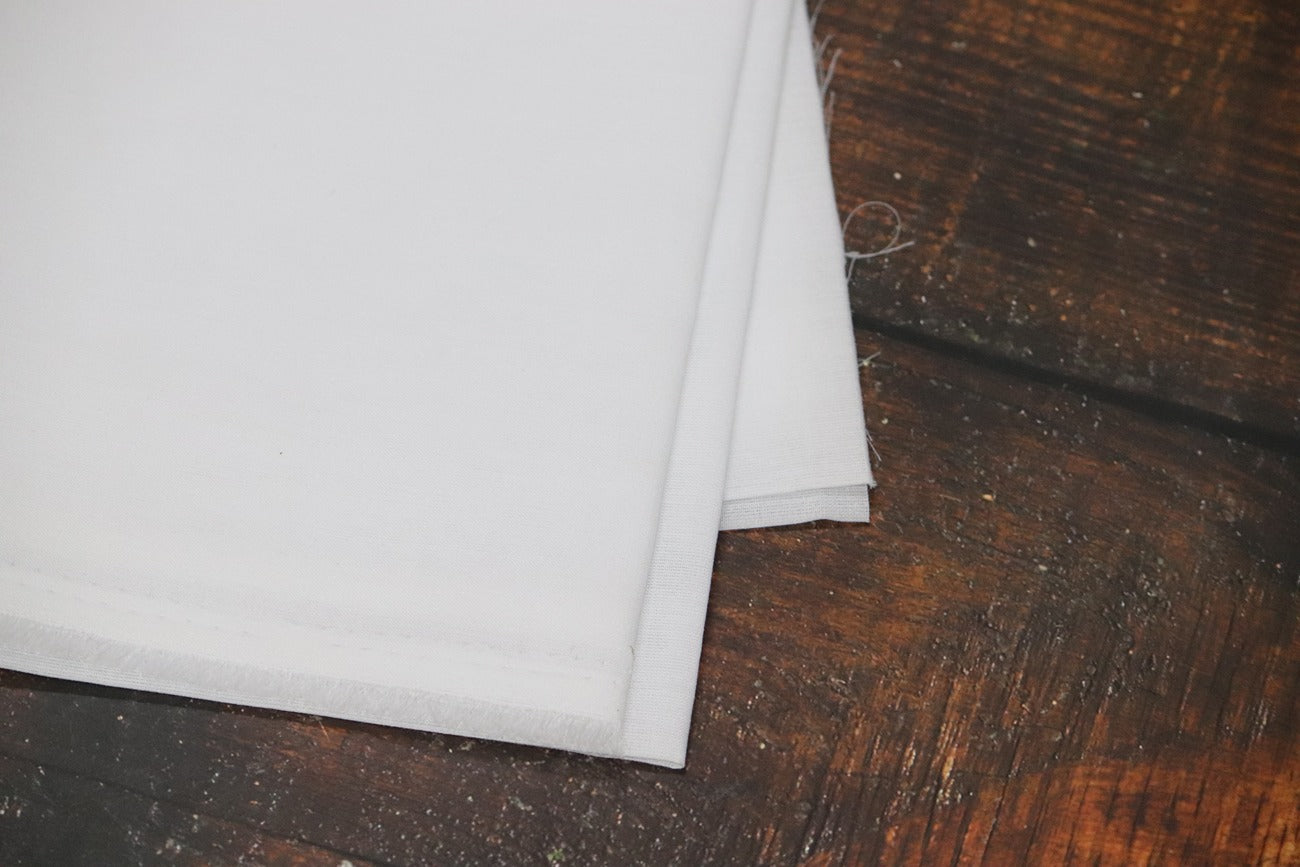 Elite Mono White Soft Fabrics - 1.60mtr