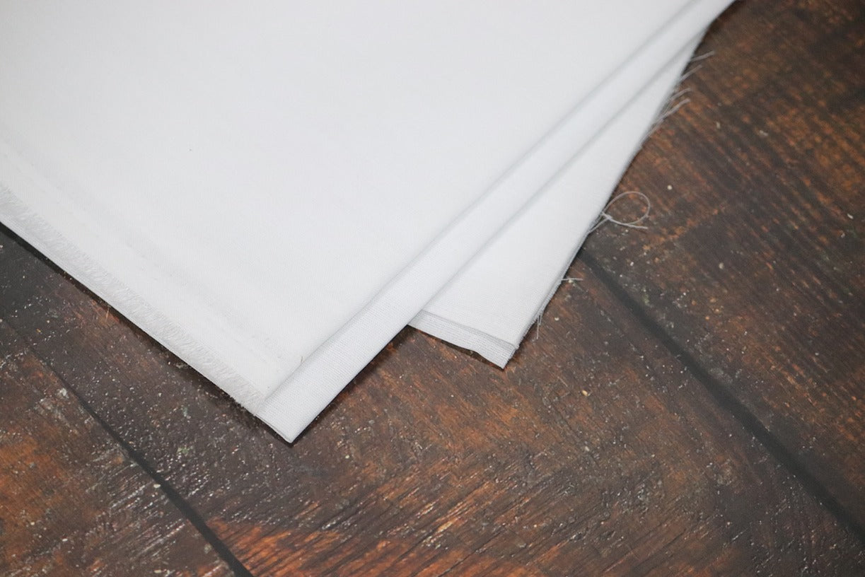 Elite Mono White Soft Fabrics - 1.60mtr