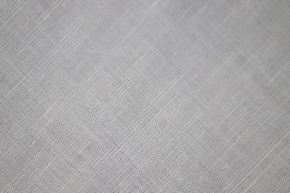 Special White Linen Cotton Fabric - 1.60mtr