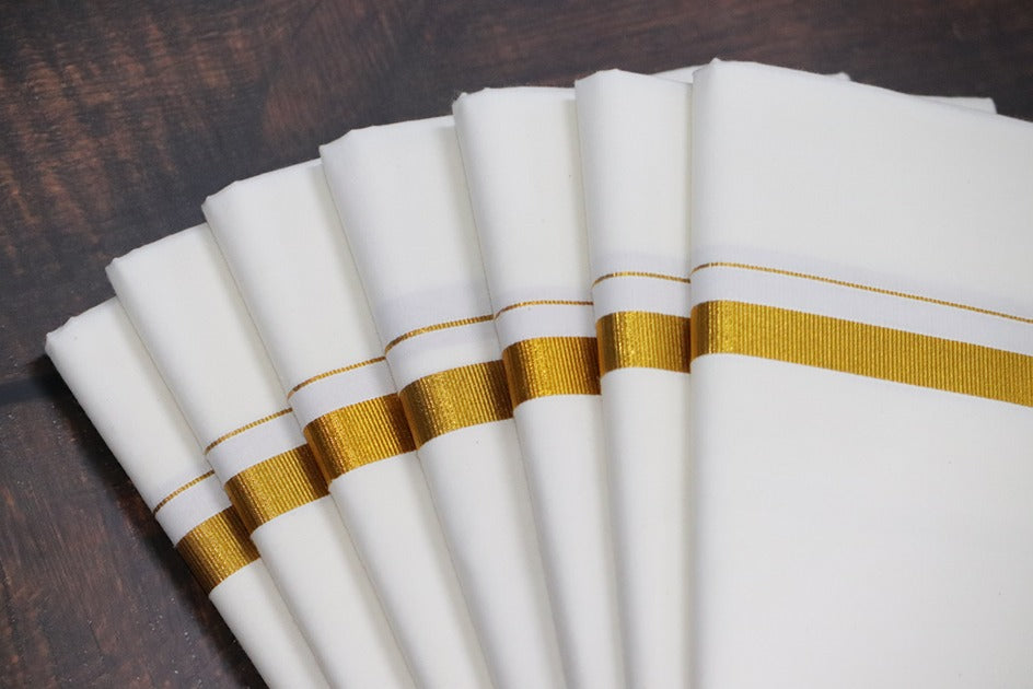 Velcro 30k Cream Dhoti (Size 28 to 40) - All Size