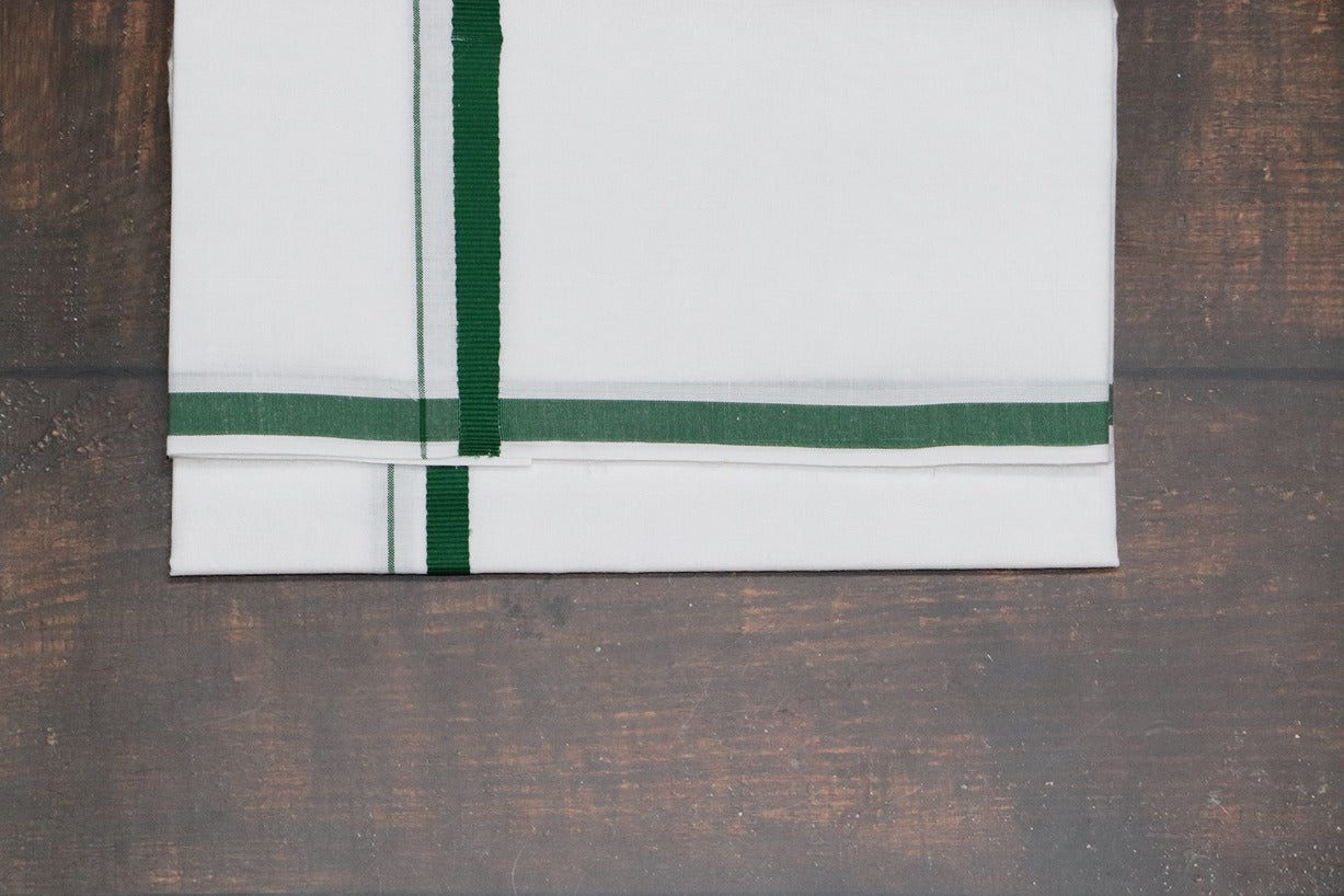 Rich BB Forest Green Dhoti - 2mtr