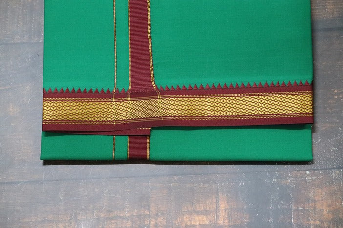 Thalapathy Green Dhoti - 2mtr
