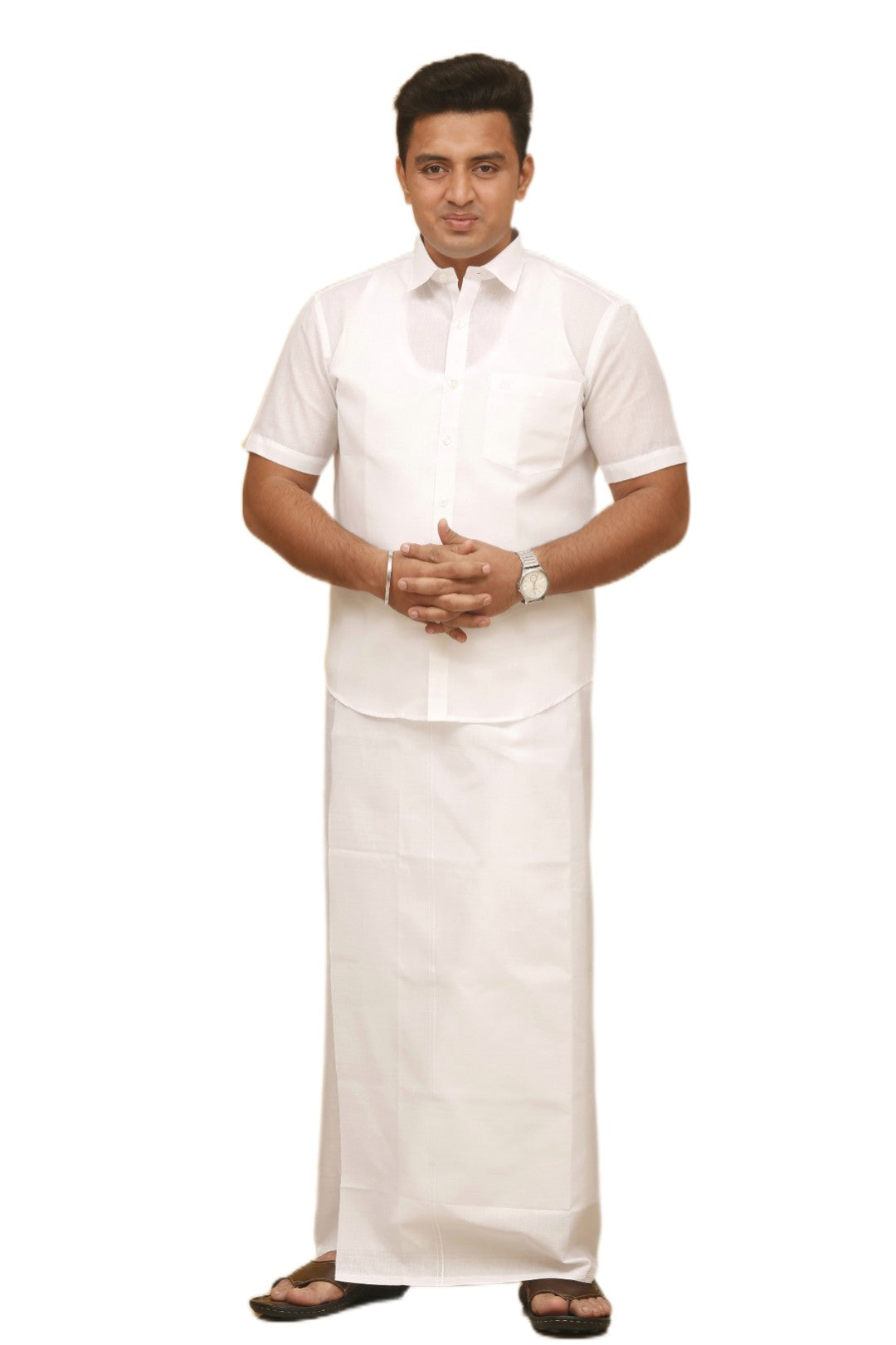 Soft Mono Cotton Shirt - Half