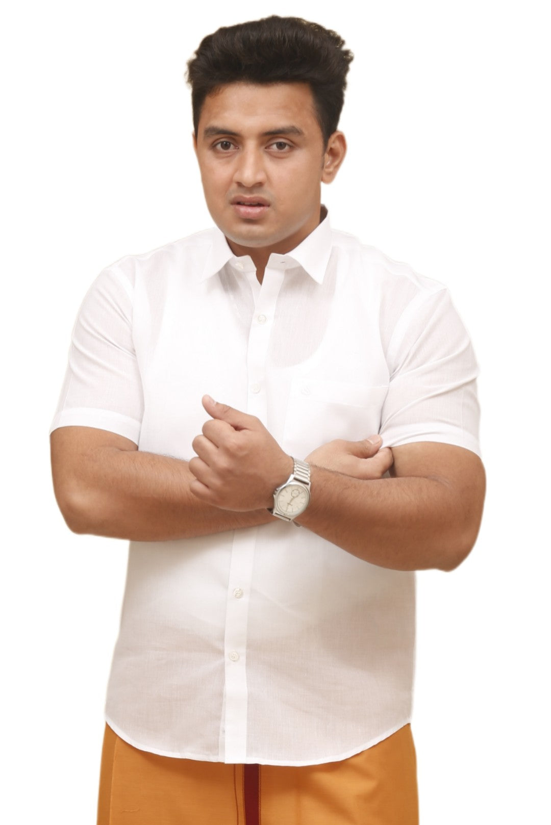 Soft Mono Cotton Shirt - Half