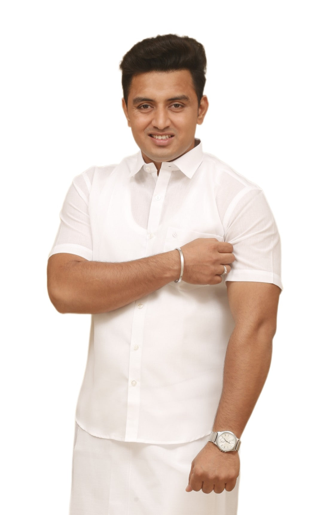Soft Mono Cotton Shirt - Half