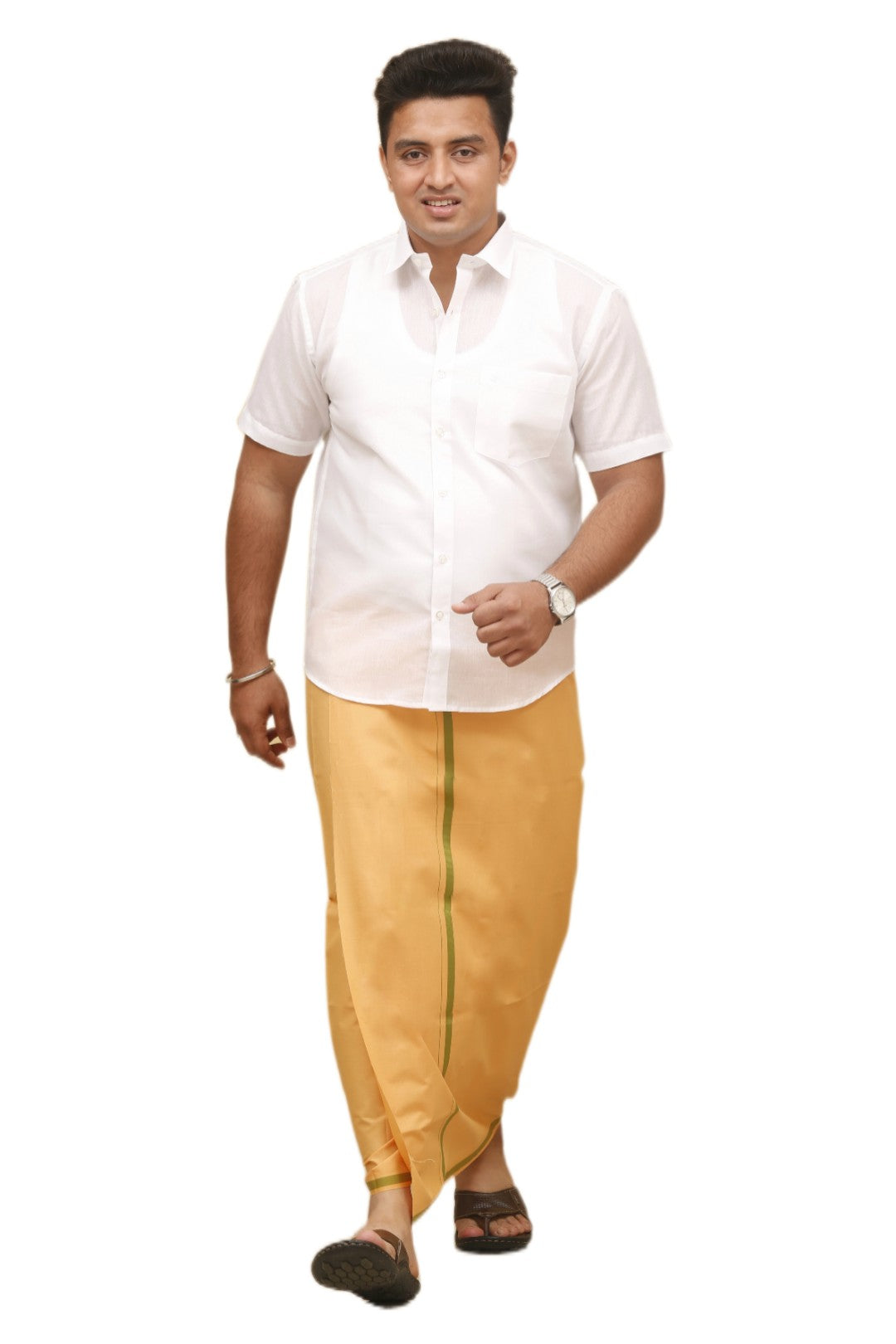 Soft Mono Cotton Shirt - Half