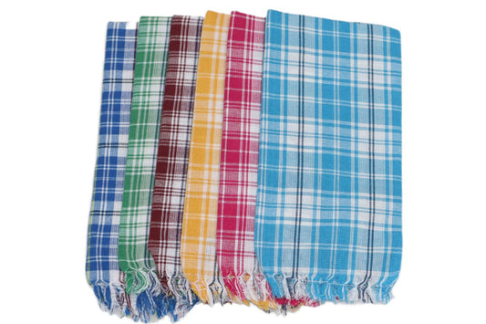 Deluxe Matty Check Towel - 5 Piece Combo(Size 27x54)