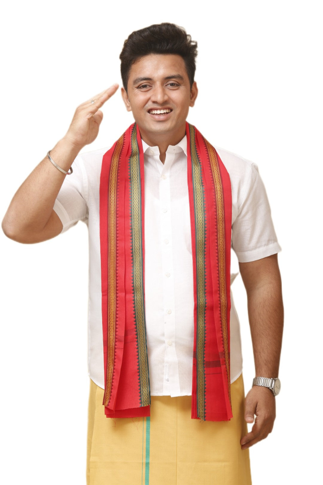 Thalapathy (Red) Angavashthiram/Towel