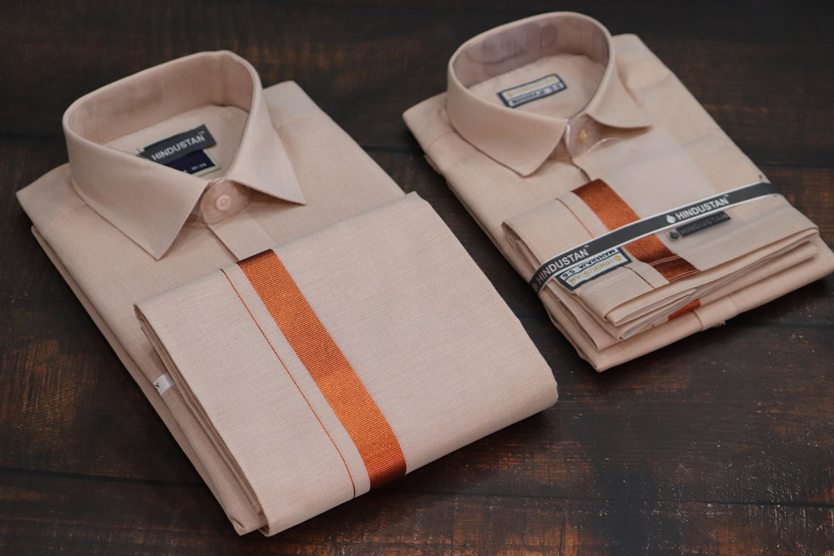 Raja Maharaja Matching Tissue Copper Set for Kids & Mens