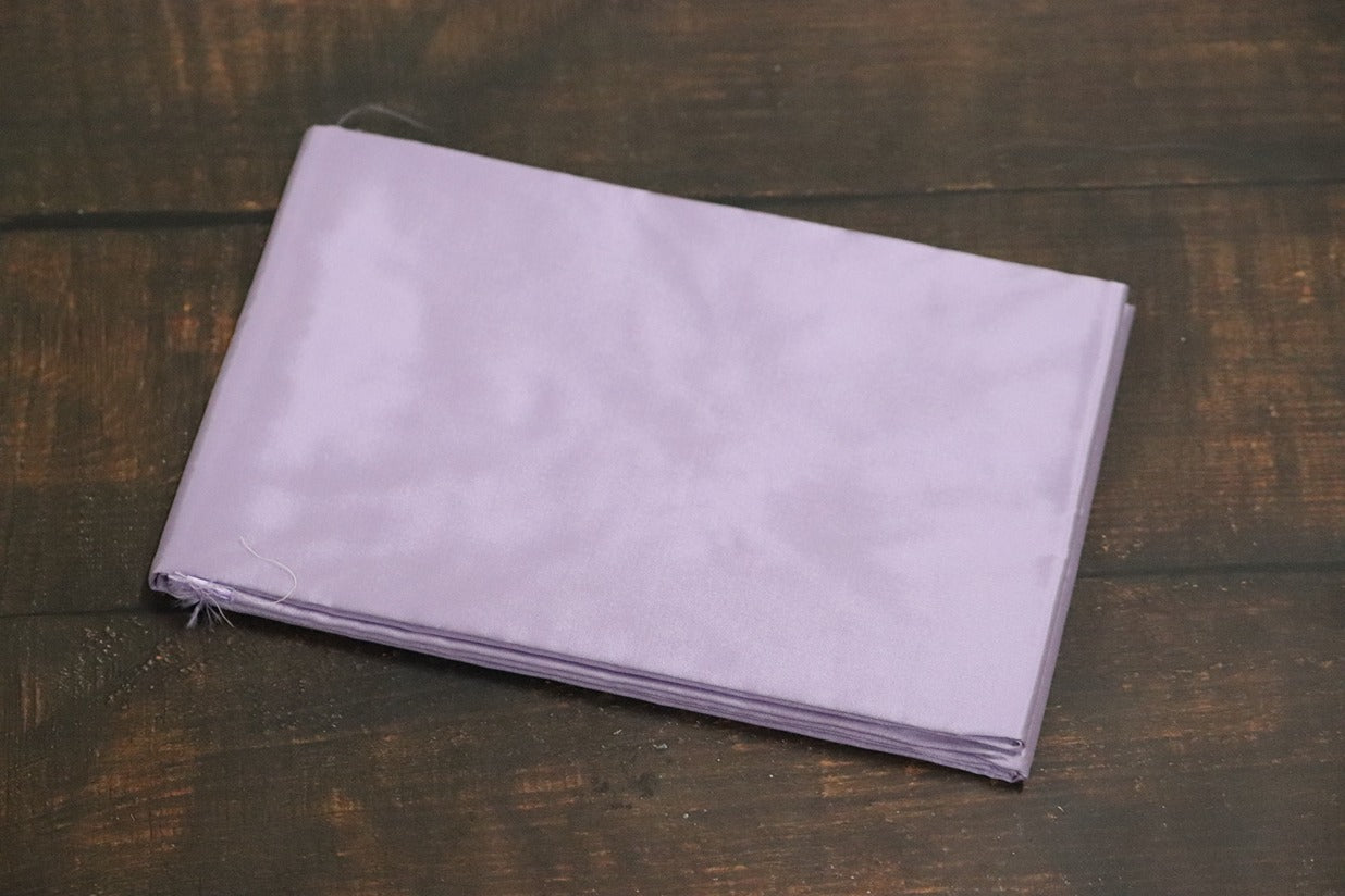Artsilk Ultra Violet Combo Set (Shirt Fabric+Dhoti) with Onion Pink Silver Border