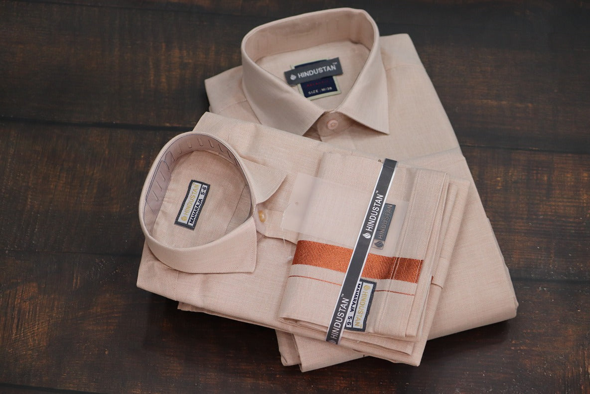 Raja Maharaja Matching Tissue Copper Set for Kids & Mens
