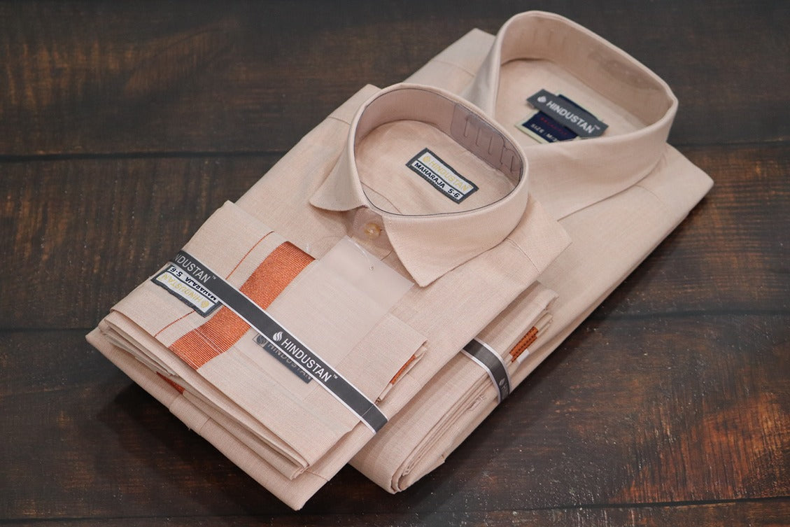 Raja Maharaja Matching Tissue Copper Set for Kids & Mens